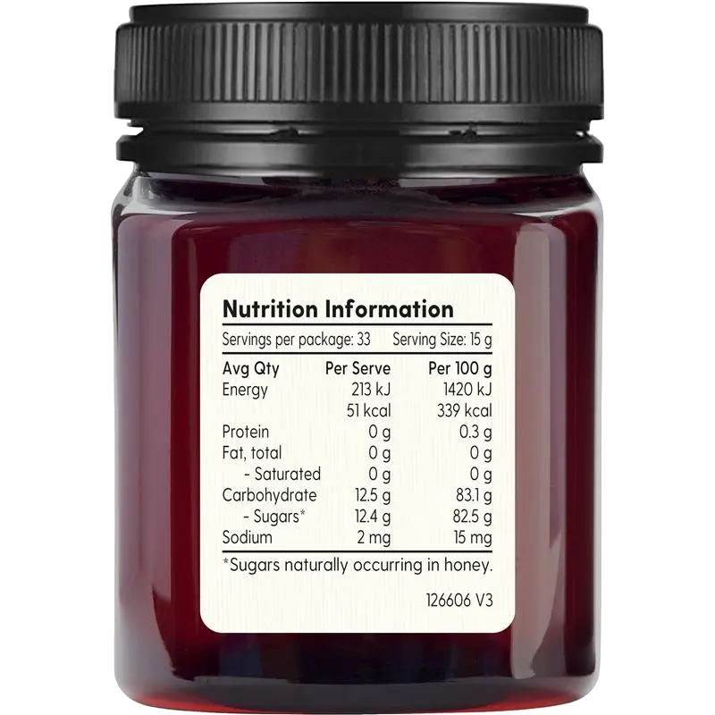 Barnes Naturals Australian Manuka Honey MGO 1050+ 500g