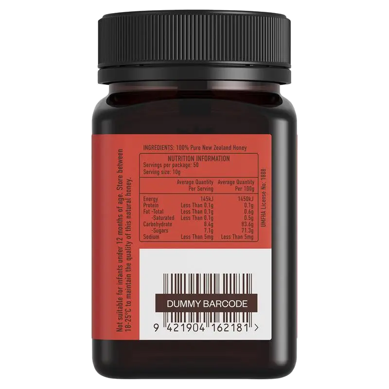 Egmont Honey UMF 20+ Manuka Honey 500g