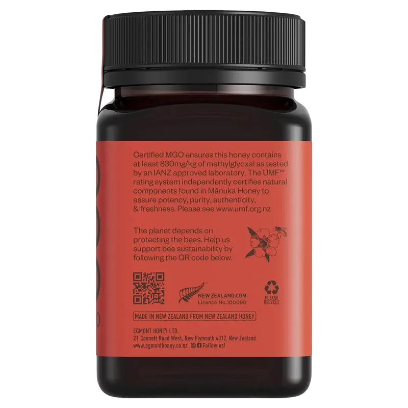 Egmont Honey UMF 20+ Manuka Honey 500g