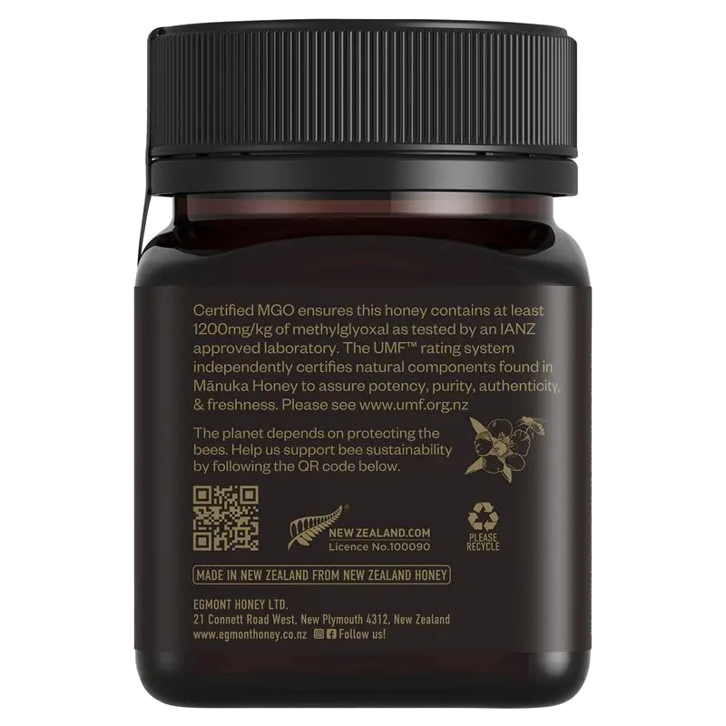Egmont Honey UMF 25+ Manuka Honey 250g