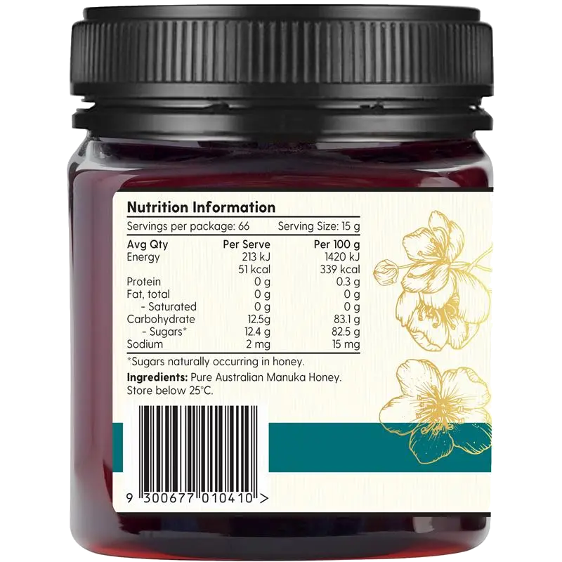 Barnes Naturals Australian Manuka Honey 1kg MGO 300+