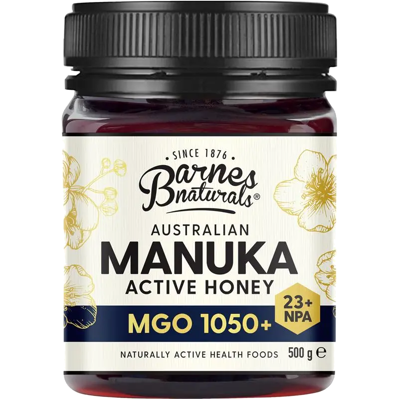 Barnes Naturals Australian Manuka Honey MGO 1050+ 500g
