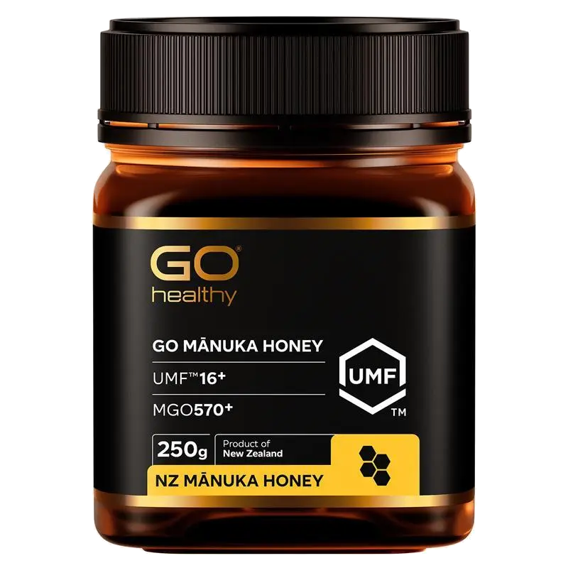 GO Healthy Manuka Honey UMF 16+ (MGO 570+) 250gm (Not For Sale In WA)